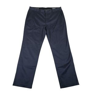 Bonobos Pants Mens 36x30 Navy Blue Chino Straight Leg Cotton Casual Business